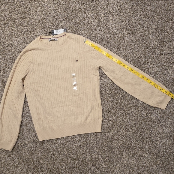 Tommy Hilfiger Beige Cable Knit Sweater - Picture 9 of 10